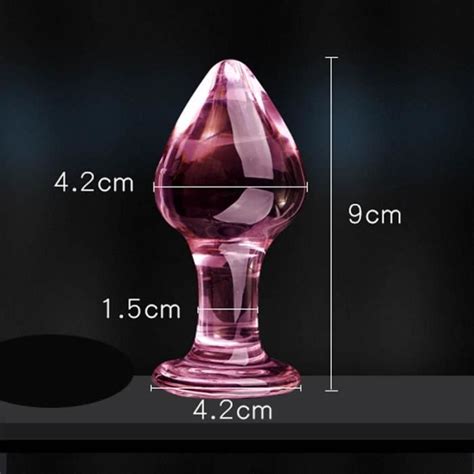 Plug Anal En Verre Rose Pour Femme Godemich P Nis Vie Nocturne