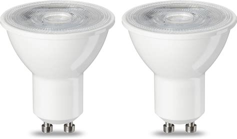 Amazonbasics Gu10 Led Lampe Spot 4 7w Ersetzt 50w Warmweiß 2er