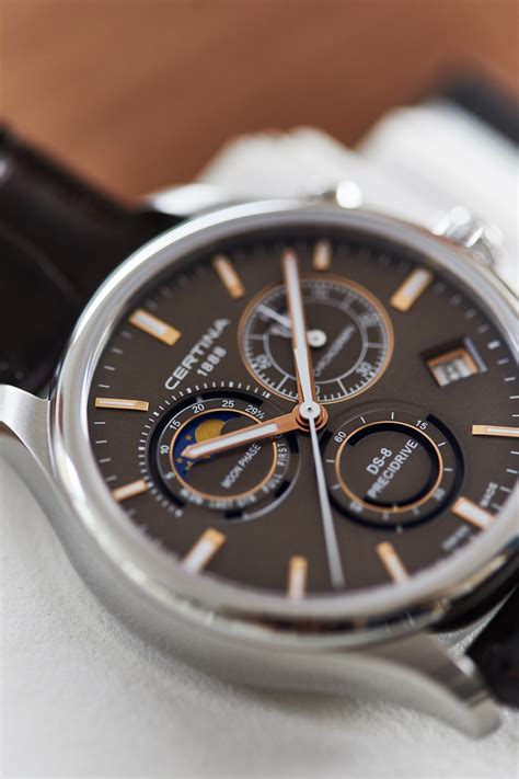 Certina C Ds Chronograph Moon Phase Mm Zegarek Net