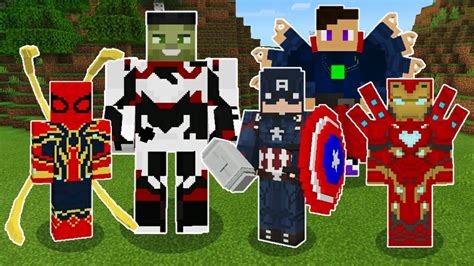 NOVO ADDON MOD DOS VINGADORES PARA MINECRAFT PE Minecraft Pocket