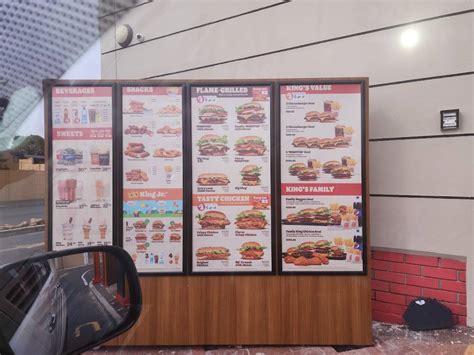 Menu At Burger King Turfhall Road Drive Thru Halaal Restaurant Cape