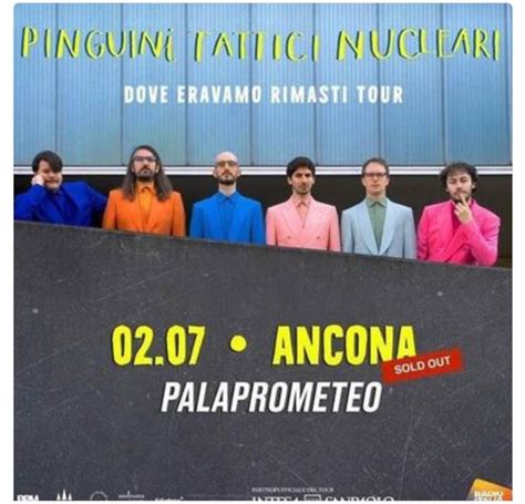 Pinguini Tattici Nucleari Biglietti Concerti A Ancona Marche