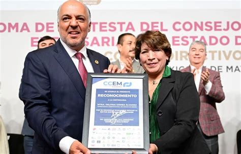 Gobernadora Delfina Gómez Álvarez toma Oscar Glenn Comunicación