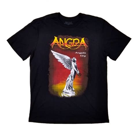 Camiseta Angra Angels Cry Consulado Do Rock EXG Back In Black