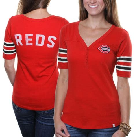 '47 Brand Cincinnati Reds Women's Playoff T-shirt - Red - Fanatics.com