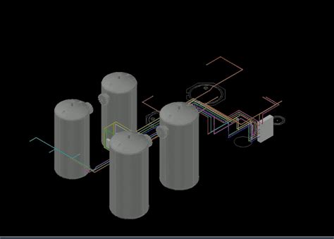 Tanques D En Autocad Descargar Cad Kb Bibliocad