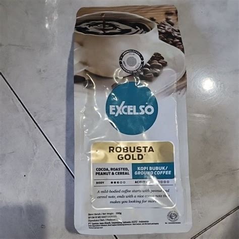 Jual Excelso Kopi Bubuk Robusta Gold G Shopee Indonesia