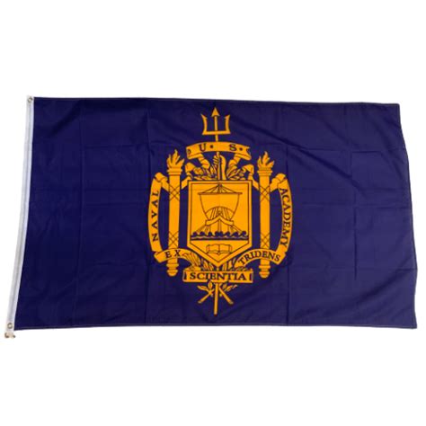 Naval Academy Seal 3x5 Flag Trump Superstore