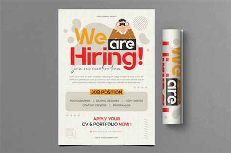 Job Vacancy Flyer - Design Template Place