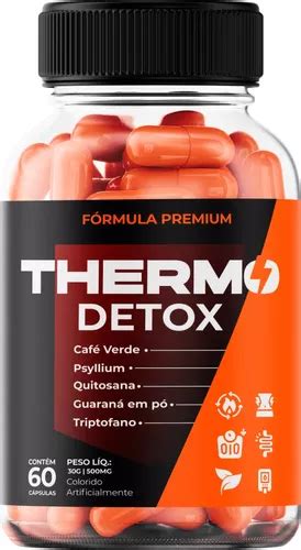 Thermo Detox Termog Nico Queimador De Gordura Seca Barriga