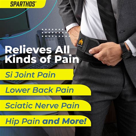 Sacroiliac Si Hip Belt By Sparthos Relief From Si Joint Sciatica