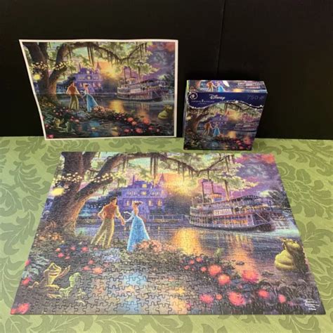 THOMAS KINKADE DISNEYS The Princess And The Frog 750 PC Jigsaw Puzzle