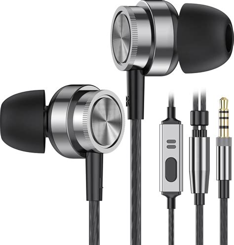 Wired Earbuds With Microphone In Ear Headphones Wired With