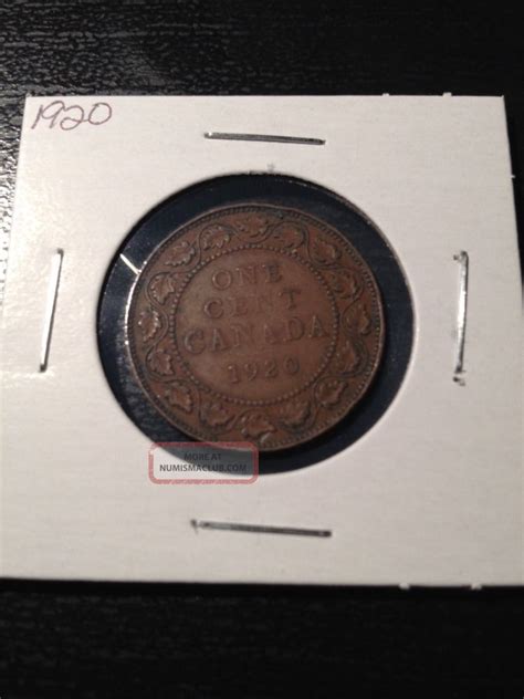 1920 Canadian Large Cent