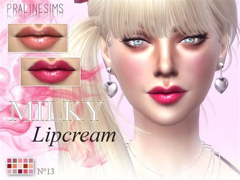 Pralinesims Milky Lip Cream Duo N Lip Cream Lips Queen Makeup