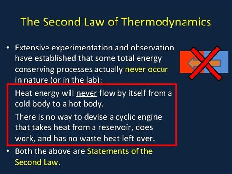 The Second Law Of Thermodynamics Heat Engines Physics