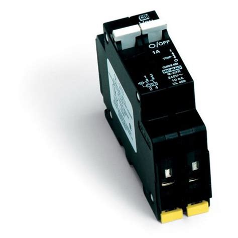 15 Amp 2 Poles UL 489 Rated DIN Rail Mounted Circuit Breaker