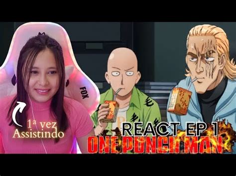 React One Punch Man Epis Dio Temporada React Youtube