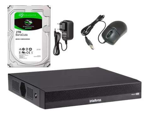 Gravador Dvr Mhdx C Canais Full Hd Intelbras C Hd Tb