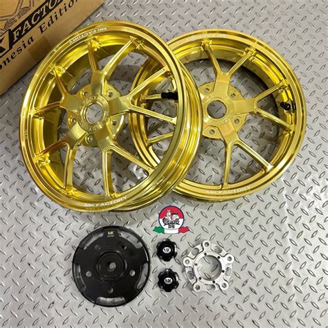 Jual Velg Mk Factory Mk Gold Front Rear Vespa Sprint Primavera