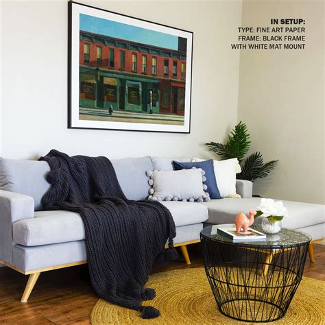 Early Sunday Morning Painting & Wall Art Print by Edward Hopper ...