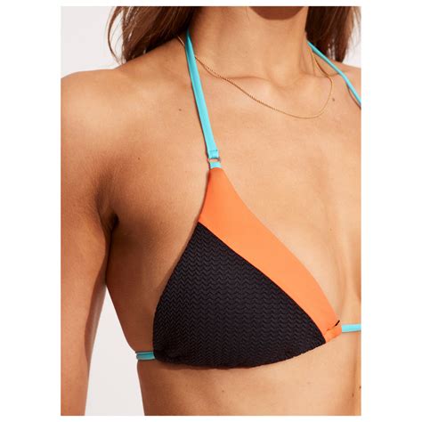 Seafolly Slice Of Splice Spliced Slide Tri Bikini Top Damen Online