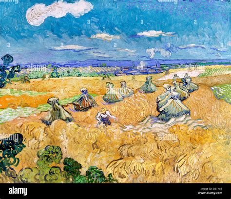 Van Gogh Wheatfield With Reaper