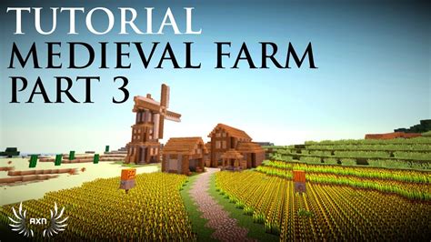 Minecraft - How to Build a Medieval Farm (Part 3/3) - YouTube