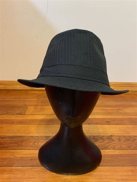 Henschel Hat Co H H Mens Fedora Hat Black Size M Med Gem