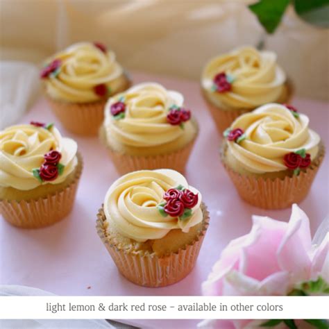 Rose Korean Aesthetic 6 Cupcakes Oh Stef Cakes