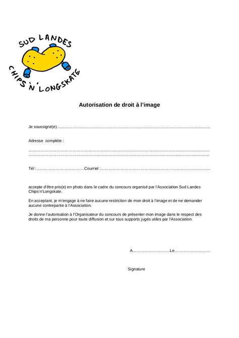 Modèle Autorisation Droit À Limage Cnil