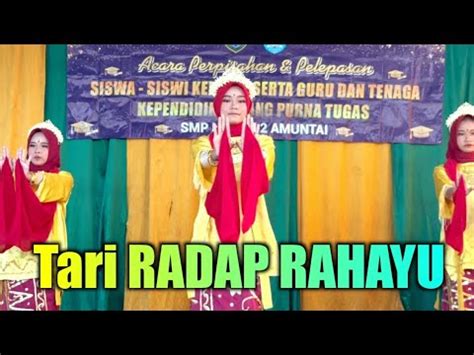 Tarian RADAP RAHAYU Tarian Khas Adat Banjar YouTube