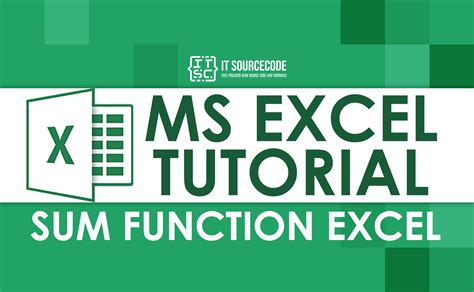 Sum Function Excel Examples And Explanation