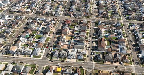 Aerial View Of New York City Suburbs Stock Photo - Download Image Now - iStock