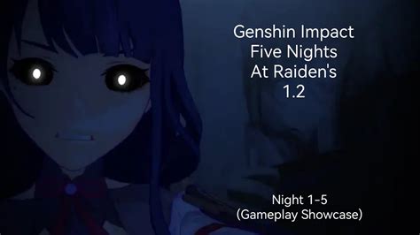 Genshin Impact Five Nights At Raiden Nsar Night