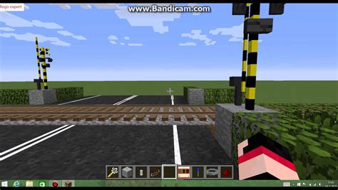 Minecraft Rail Road Crossing Youtube