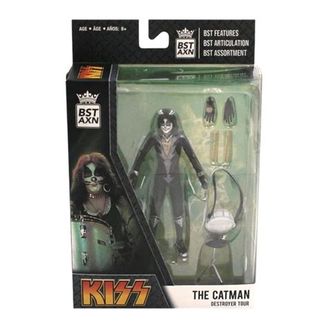 Kiss The Catman Peter Criss Bst Axn Action Figure Kollectable Kaos