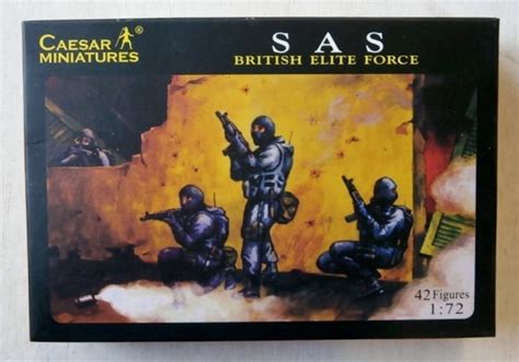 Caesar Minatures 172 001 Sas British Elite Force Model Figures