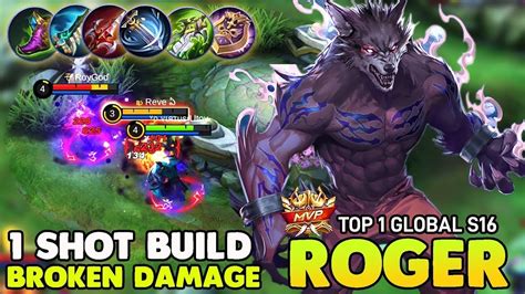 Roger Best Build Top Global Roger Gameplay Mobile Legends