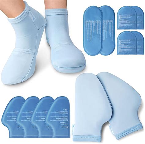 Relaxcoo Cold Therapy Socks And Hand Ice Pack Gloves For Chemotherapy