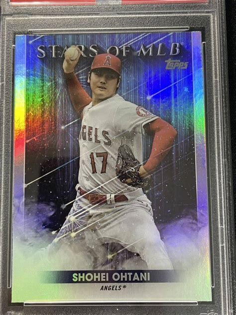 PSA 9 大谷翔平 2022 Topps Stars of MLB Insert Card Shohei Ohtani MLBカード