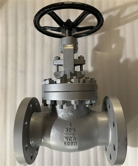 API600 ANSI Standard A216 Wcb Cast Steel Stainless Steel Flanged Globe