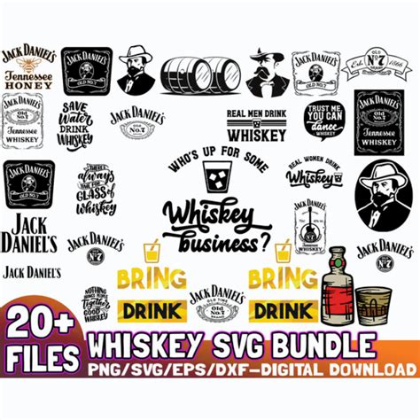 Jack Daniels Bundle Svg Jack Daniels Svg Whisky Logo Svg Inspire