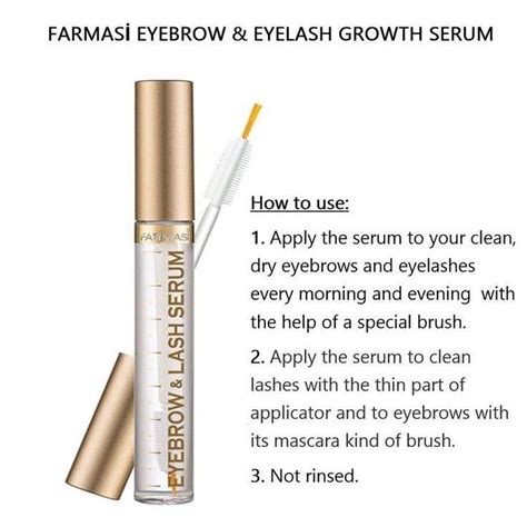 Eyebrow Eyelash Growth Serum By Farmasi Eyelash Growth Serum