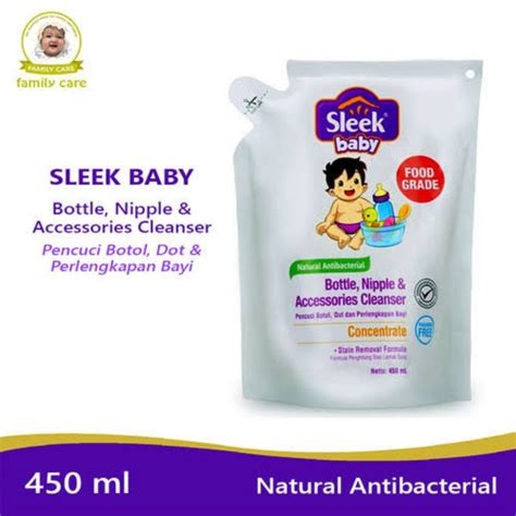 Jual Sleek Baby Bottle Nipple Accessories Cleanser Pouch Ml