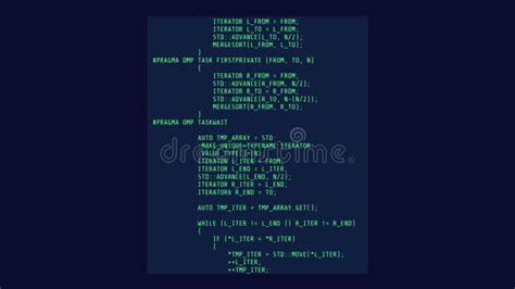 large animated block  scrolling abstract code stock footage