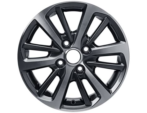 Jante de liga leve 15 6 raios duplos cor Magnetic Ford catálogo de