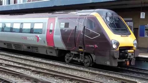 Class 220 Cross Country Voyager Departing Oxford 18 10 14 Youtube