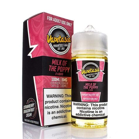 Milk Of The Poppy By Vapetasia Series 100ml Puffin Vape Shop Pv Shop