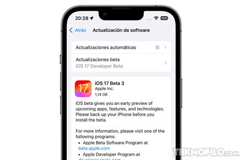 Apple Lanza La Tercera Beta De Ios 17 Y Ipados 17 Teknófilo